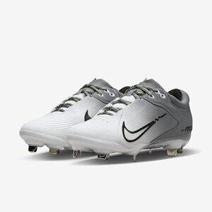 Nike Womens Hyperdiamond 4 Elite Metal Softball Cleats CZ5917-002 Gray Size 8.5